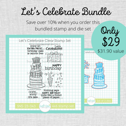 Let's Celebrate Stamp & Die Bundle