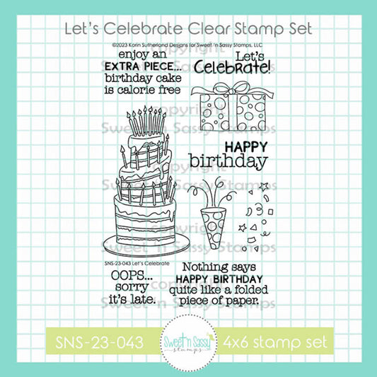 Let's Celebrate Clear Stamp Set