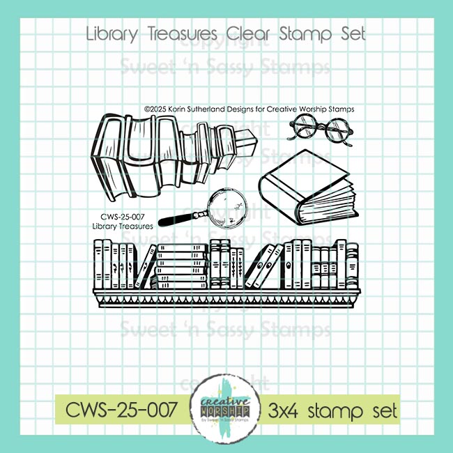 Library Treasures Clear Stamp Set