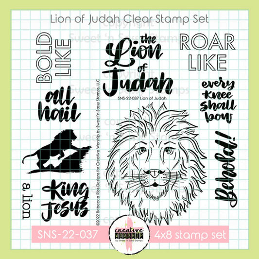 Lion of Judah Clear Stamp Set