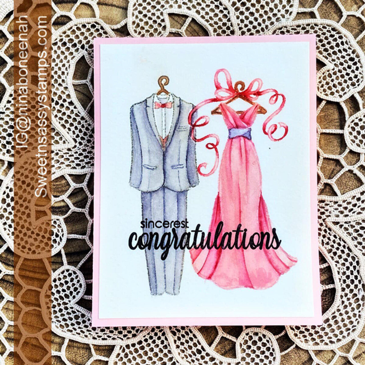 Mr. & Mrs. Clear Stamp Set