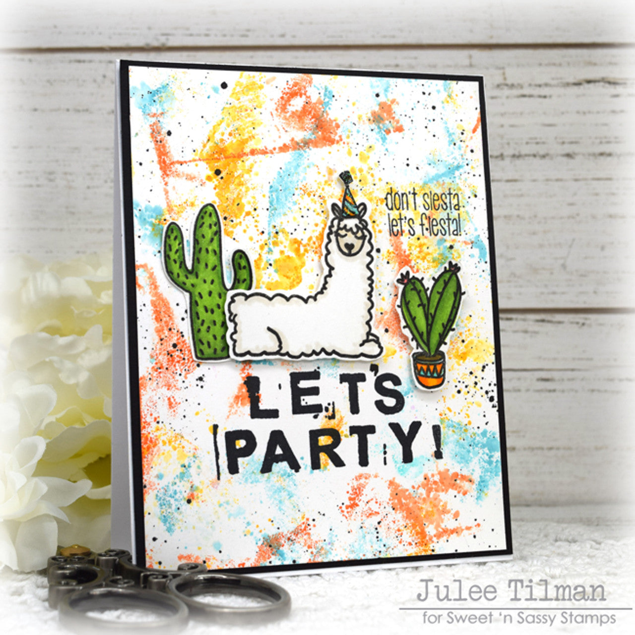 Messy Stamped Alpha Clear Stamp Set