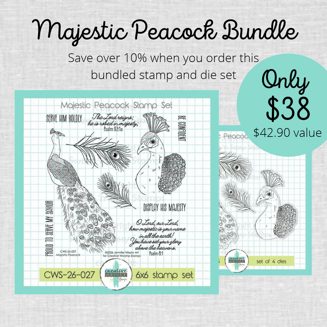 Majestic Peacock Stamp & Die Bundle