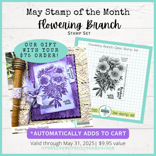 FREE SOTM: Flowering Branch Clear Stamp Set