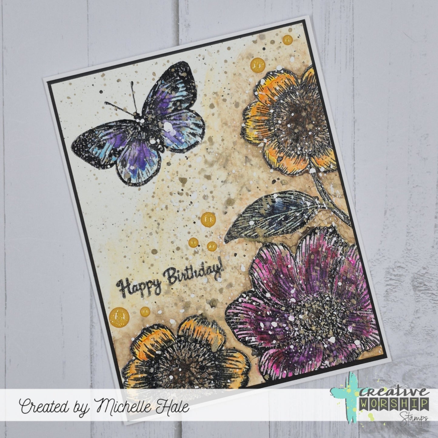 Vintage Floral Collection Clear Stamp Set