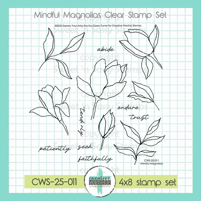 Mindful Magnolias Clear Stamp Set