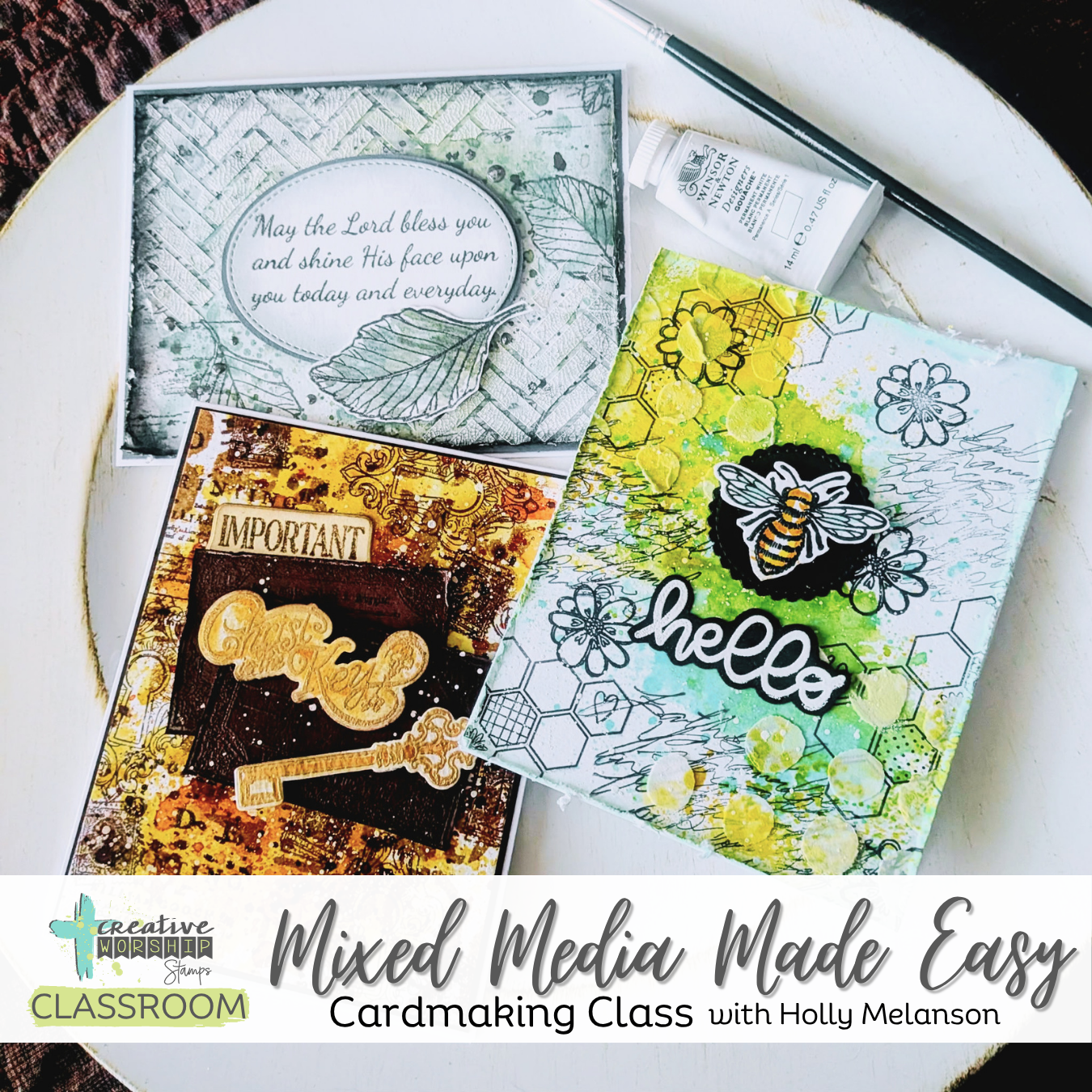 Creative Worship Classroom: Mixed Media Made Easy Cardmaking Virtual Class