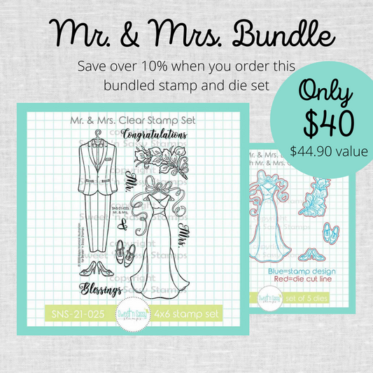 Mr. & Mrs. Stamp & Die Bundle