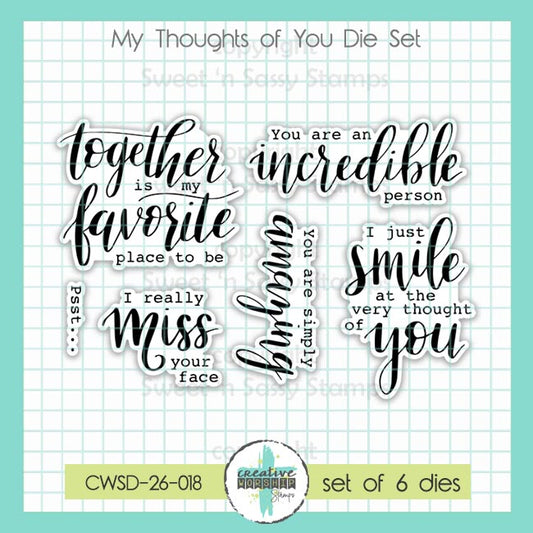 My Thoughts of You Die Set