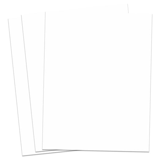 Neenah Class Crest Solar White 8.5" x 11" Smooth Cardstock - 25 sheets