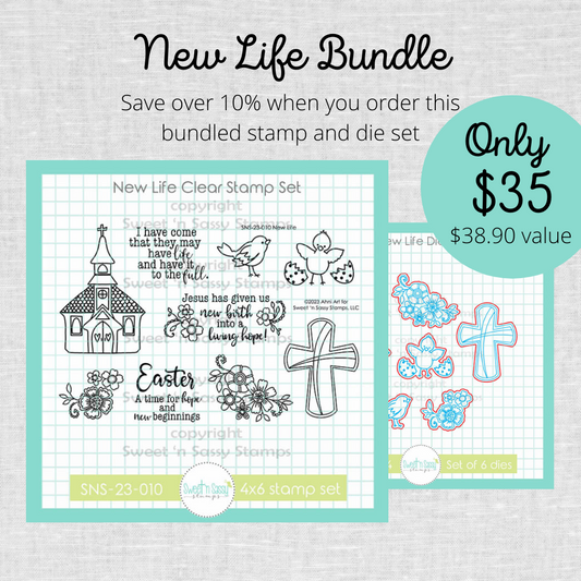 New Life Stamp & Die Bundle