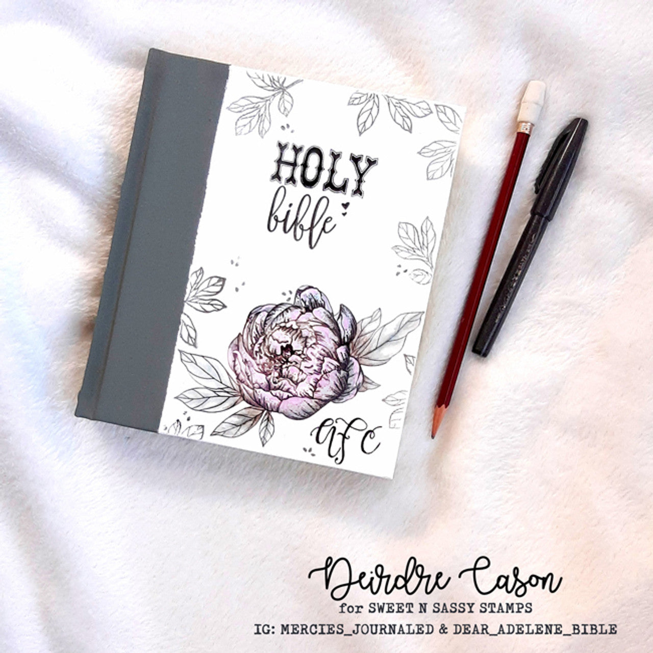 Encouraging Peonies Clear Stamp Set