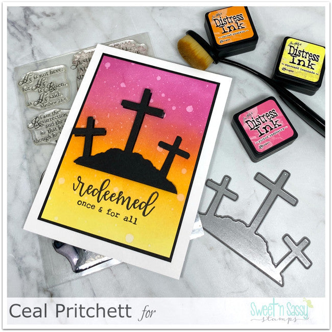 Jesus Paid It All Clear Stamp Set