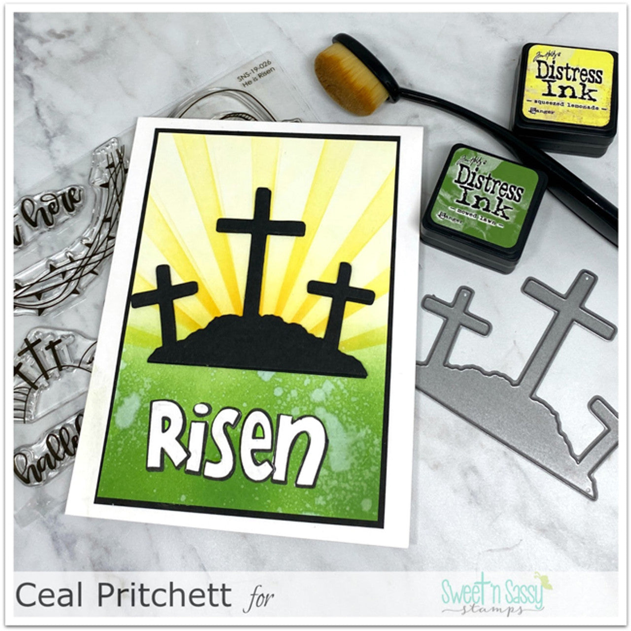 He is Risen Clear Stamp Set