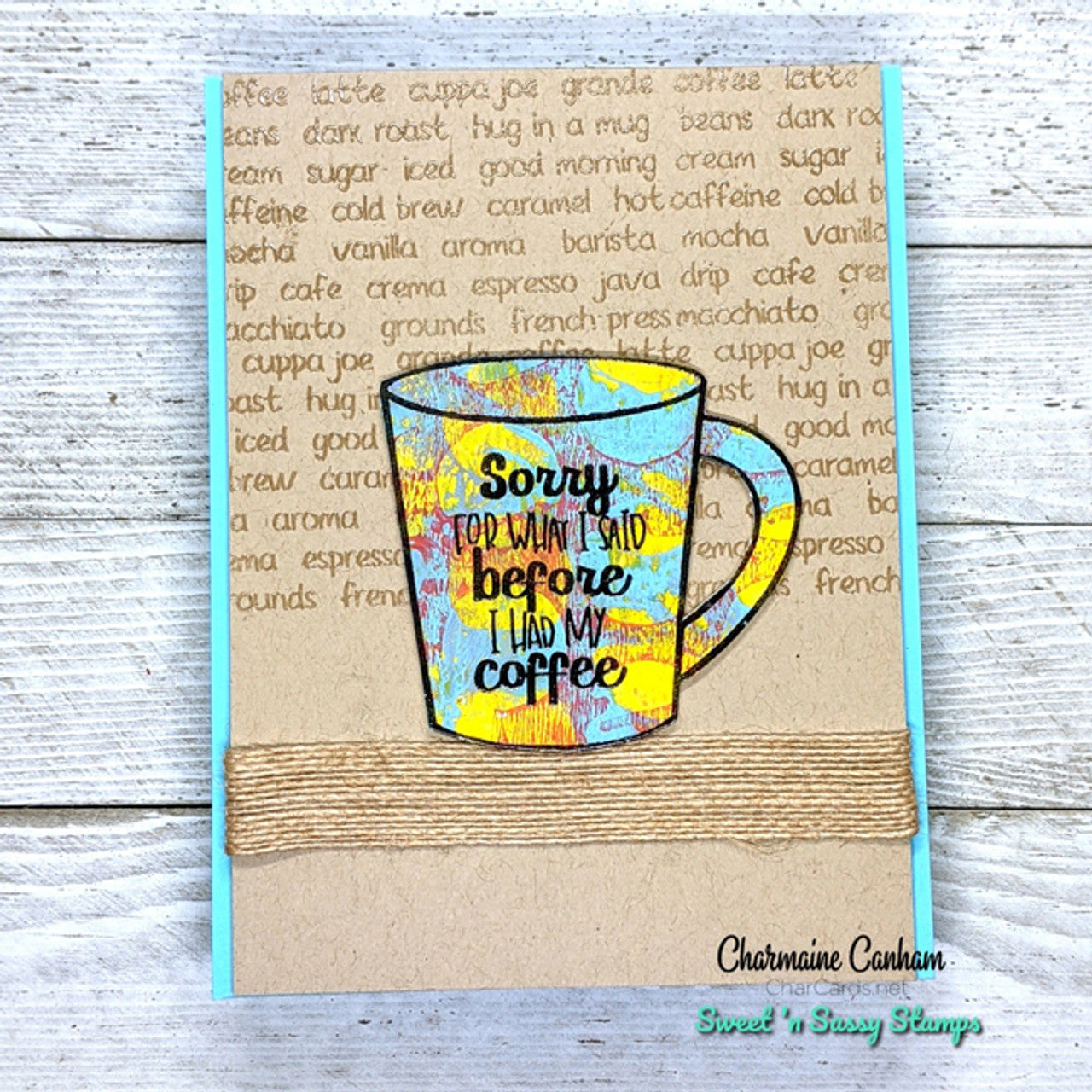 Coffee Talk 2 Clear Stamp Set