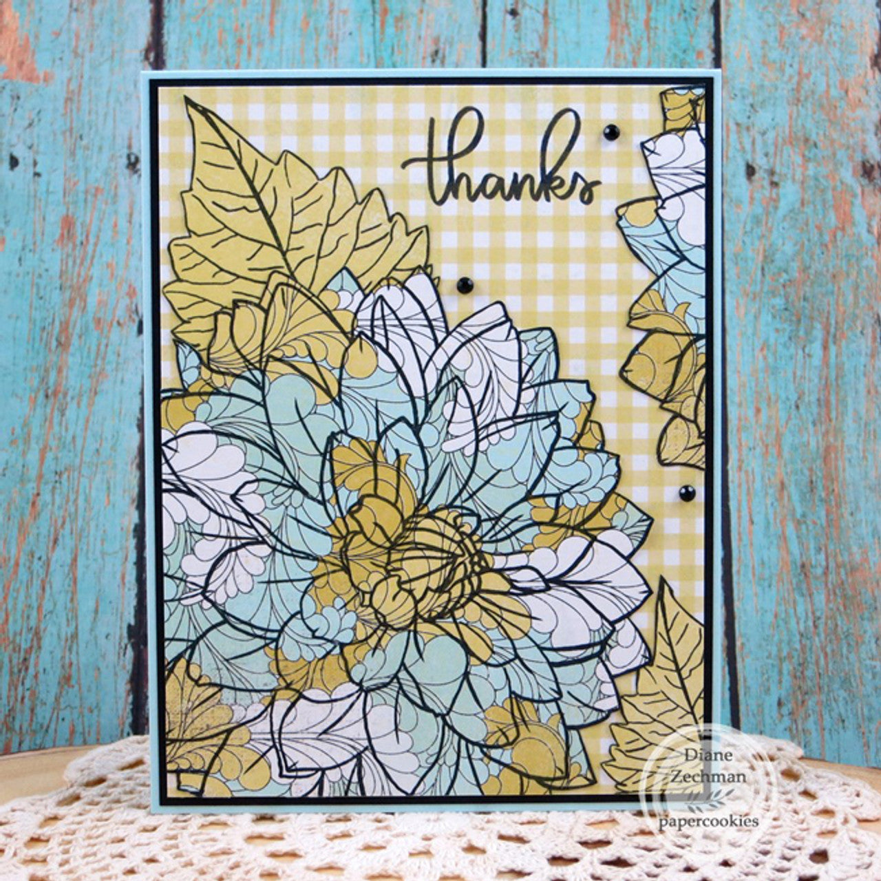 Dazzling Dahlia Clear Stamp Set