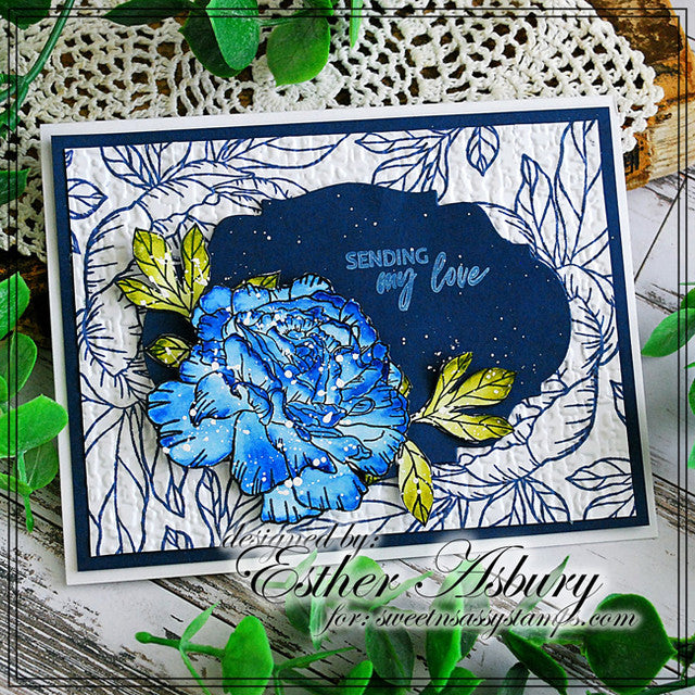 Encouraging Peonies Clear Stamp Set