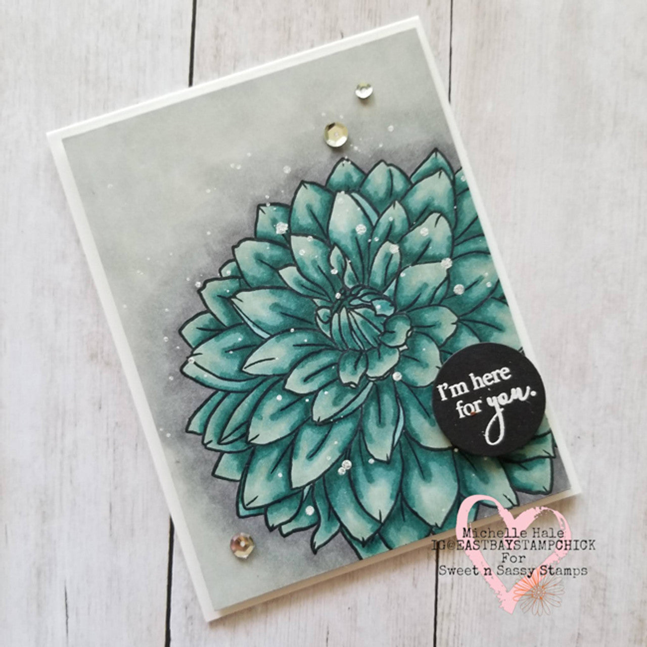 Dazzling Dahlia Clear Stamp Set