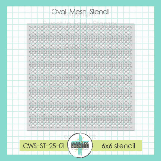 Oval Mesh Stencil