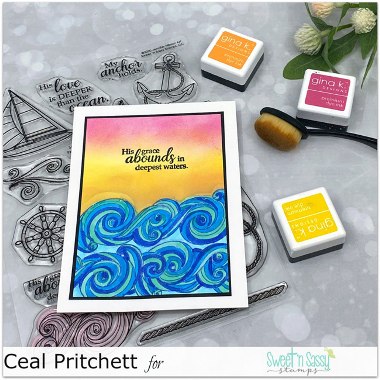 Peace Be Still Clear Stamp Set