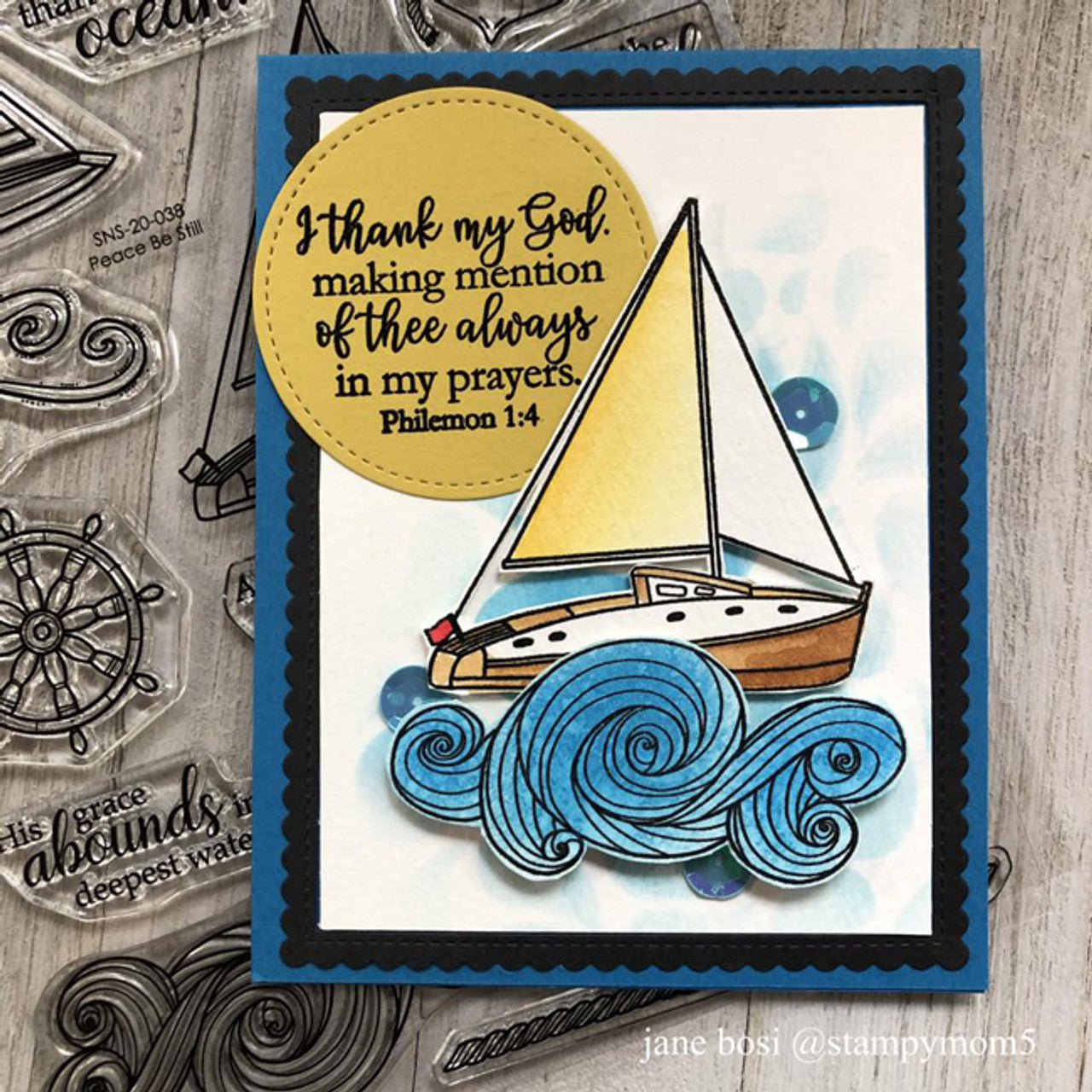 Peace Be Still Clear Stamp Set