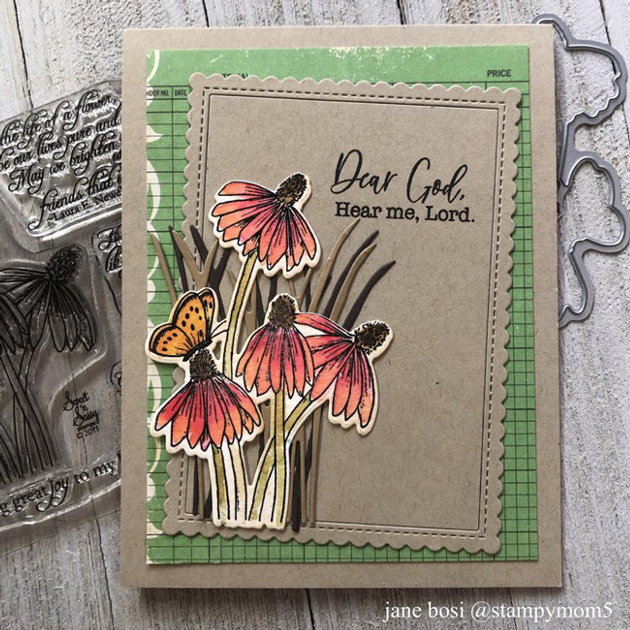 Flowers in Bloom Clear Stamp Set