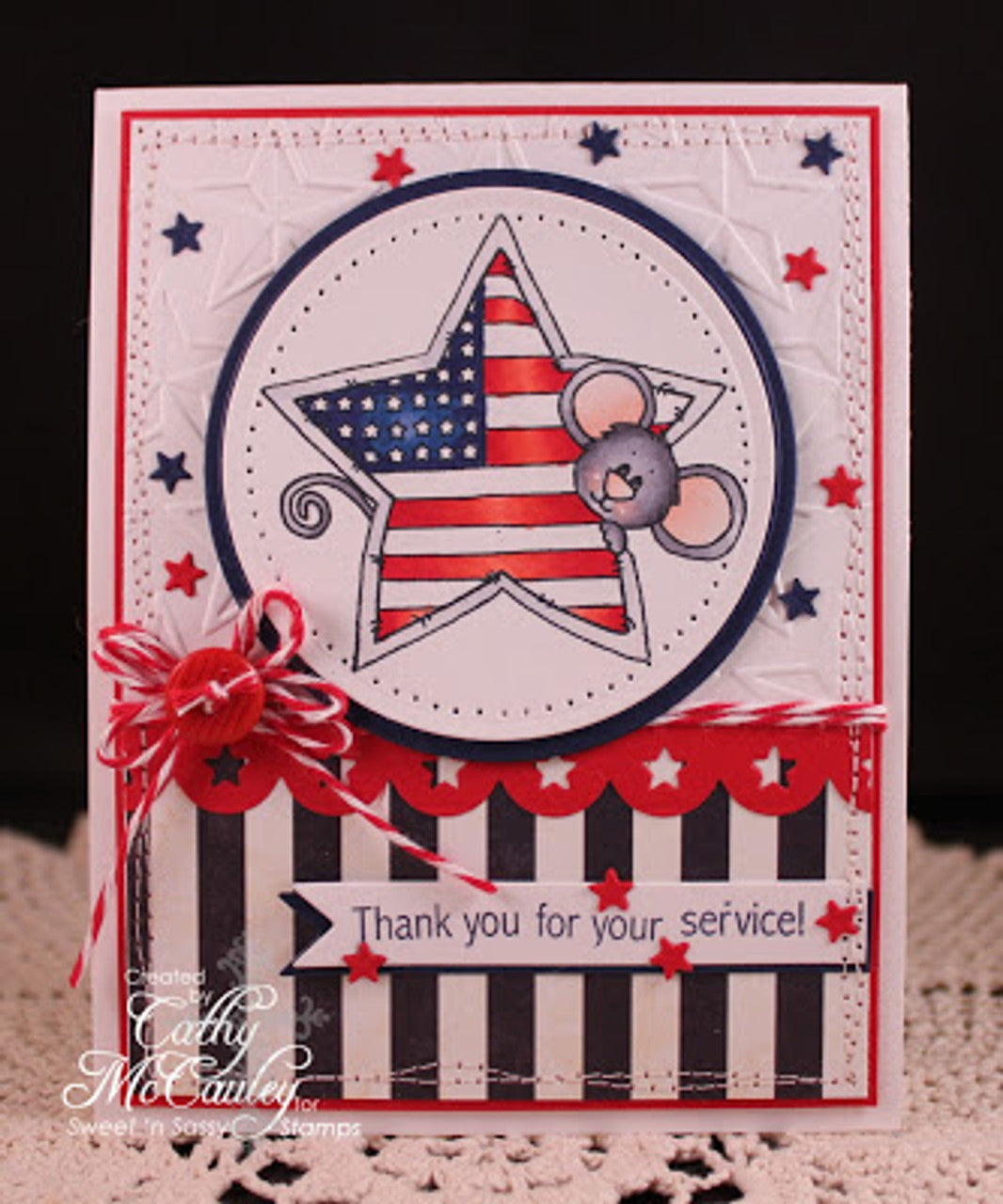 Patriotic Cocoa Clear Stamp Set