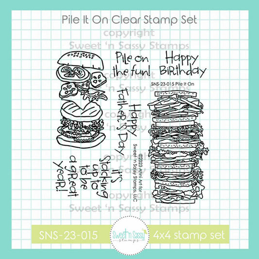 Pile It On Clear Stamp Set