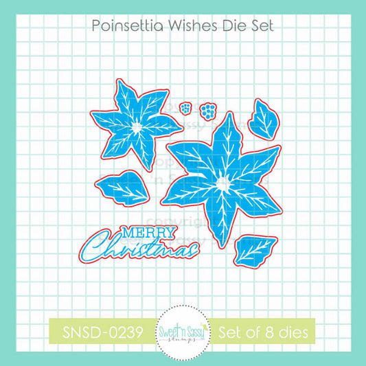 Poinsettia Wishes Die Set