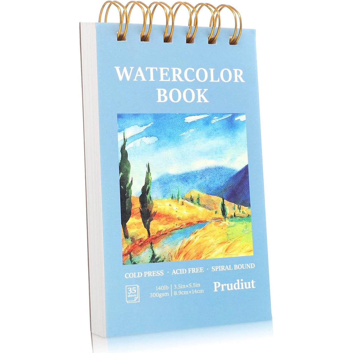 Spiral Bound Watercolor Mixed Media Sketchbook 3.5" x 5.5"