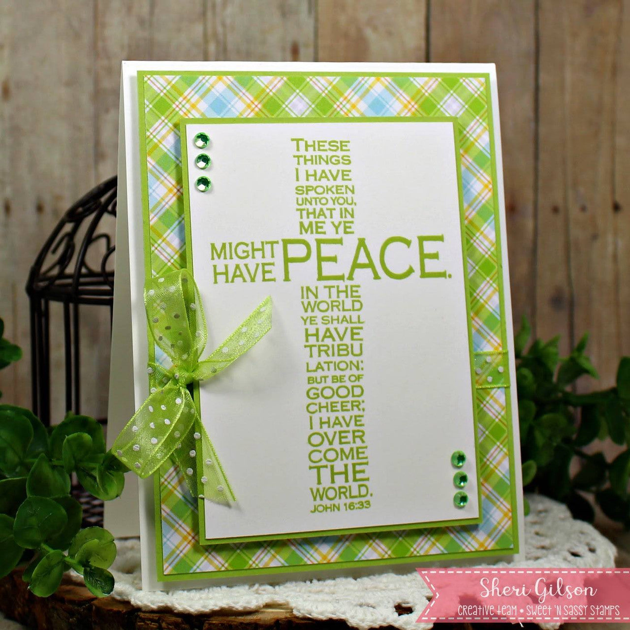 Scripture Crosses Clear Stamp Set