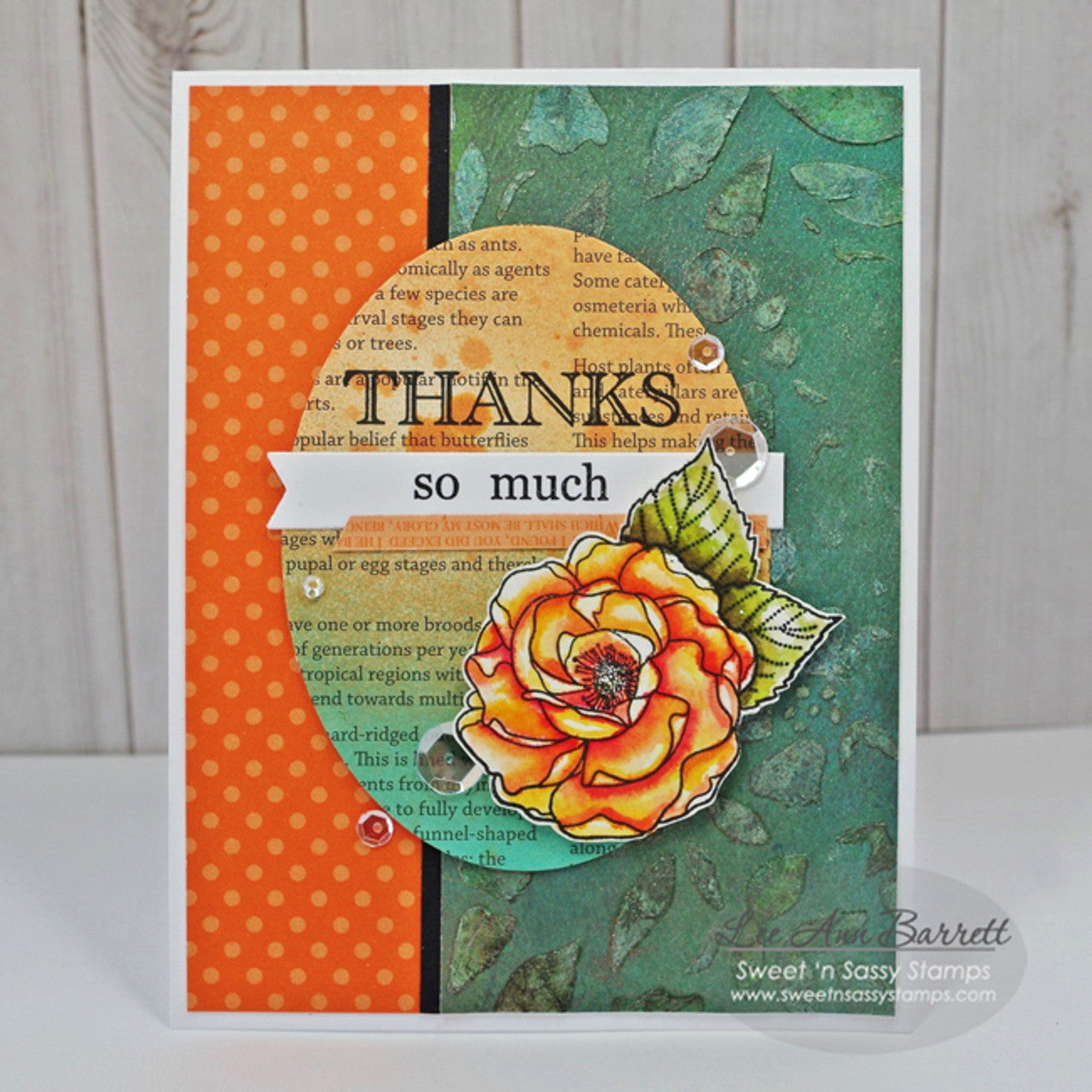 Mason Jar Bouquet Clear Stamp Set