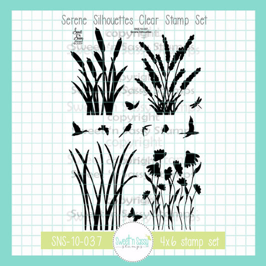 Serene Silhouettes Clear Stamp Set