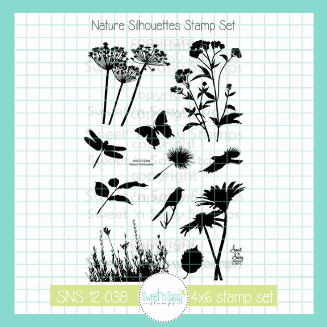 Nature Silhouettes Clear Stamp Set