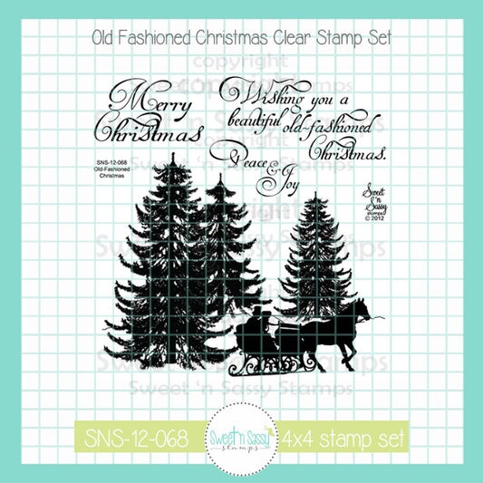 Old-Fashioned Christmas Clear Stamp Set