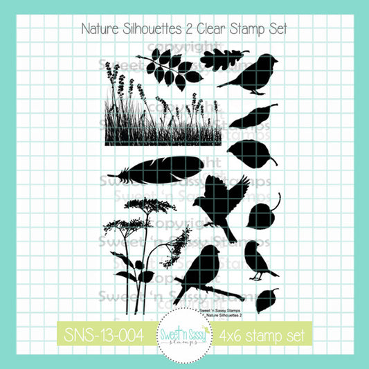 Nature Silhouettes 2 Clear Stamp Set