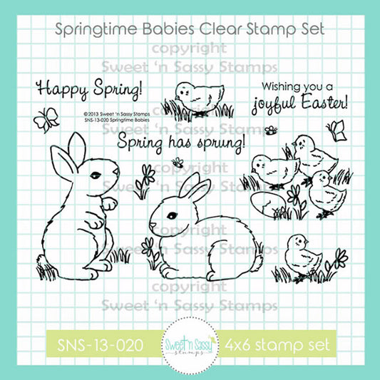 Springtime Babies Clear Stamp Set