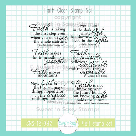 Faith Clear Stamp Set