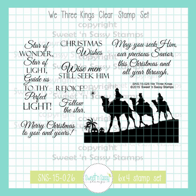 We Three Kings Clear Stamp Set