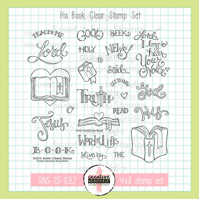 His Book Clear Stamp Set