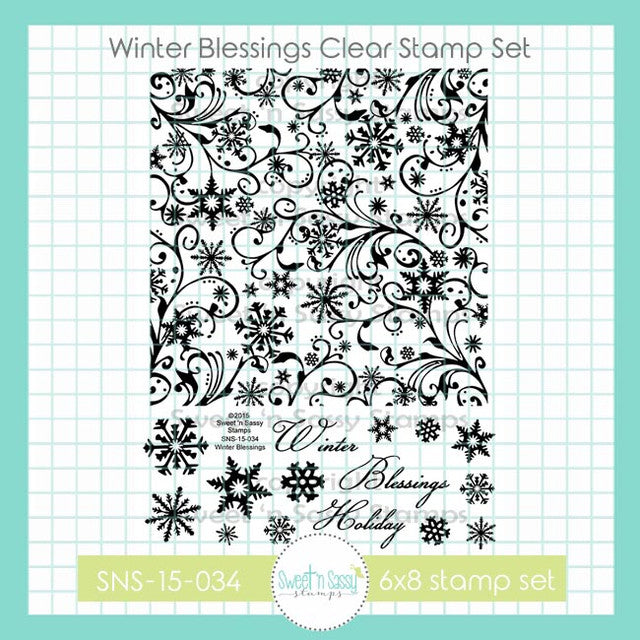 Winter Blessings Clear Stamp Set