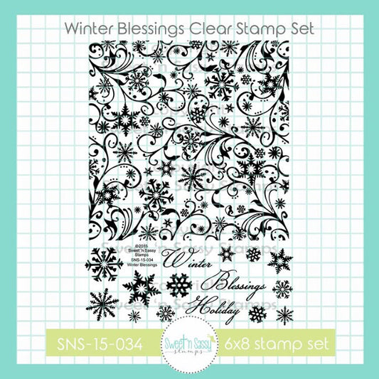 Winter Blessings Clear Stamp Set