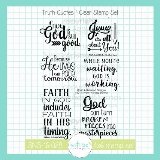 Truth Quotes 1 Companions Stamp Set