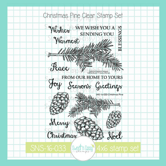 Christmas Pine Clear Stamp Set