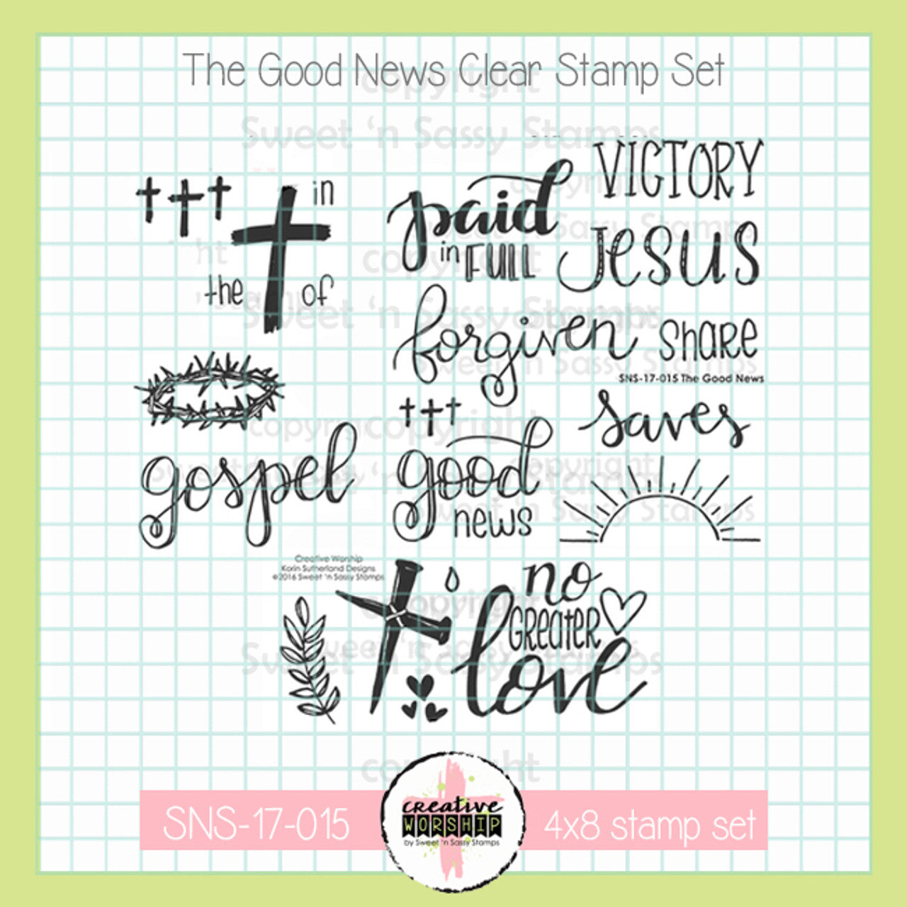 The Good News Clear Stamp Set