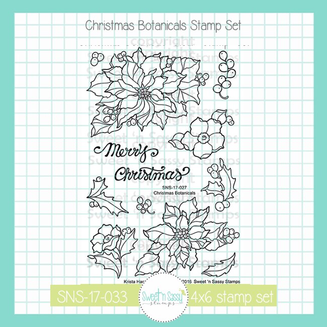 Christmas Botanicals Clear Stamp Set