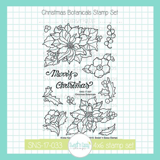 Christmas Botanicals Clear Stamp Set