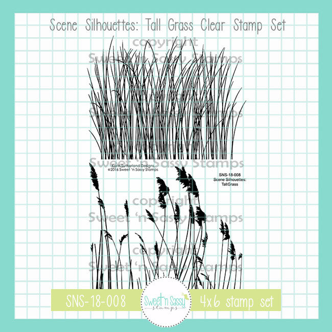 Scene Silhouettes: Tall Grass Clear Stamp Set