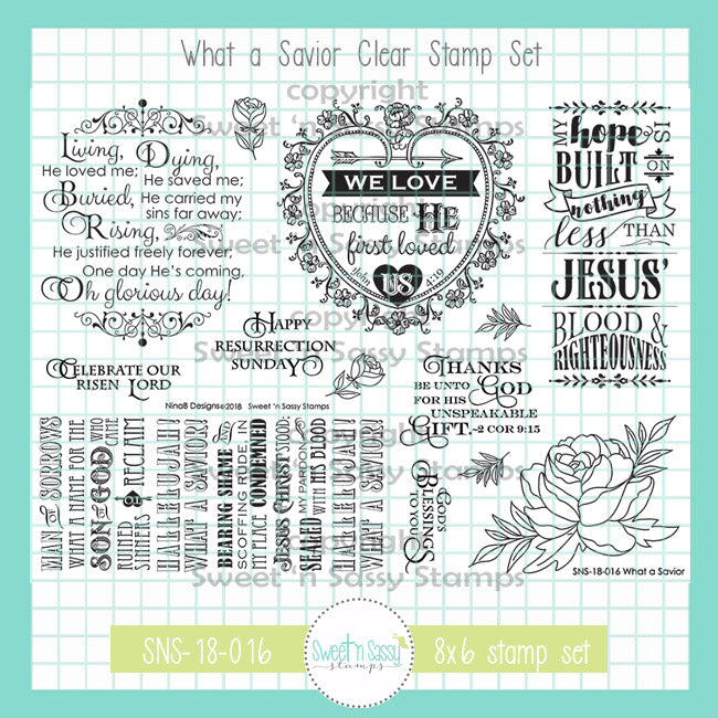 What a Savior Clear Stamp Set