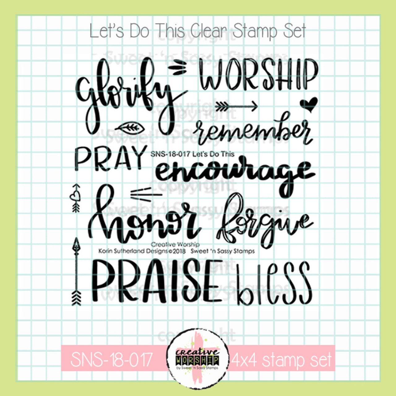 Let's Do This Clear Stamp Set